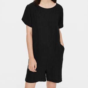 Eileen Fisher Organic Black Romper